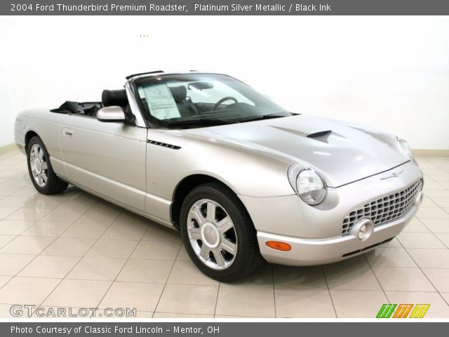 2004 Ford Thunderbird Premium Roadster in Platinum Silver Metallic