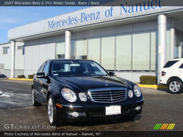 2007 Mercedes-Benz E 350 4Matic Sedan in Black