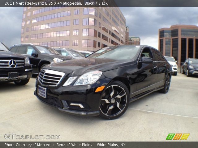 2011 Mercedes-Benz E 350 4Matic Sedan in Black