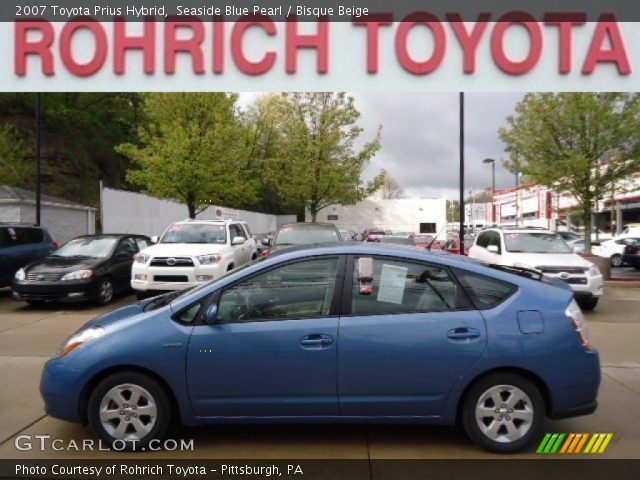 2007 Toyota Prius Hybrid in Seaside Blue Pearl