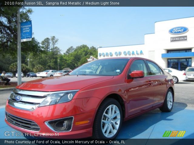 2010 Ford Fusion SEL in Sangria Red Metallic