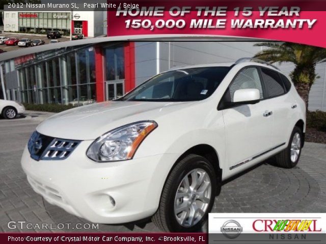 2012 Nissan Murano SL in Pearl White