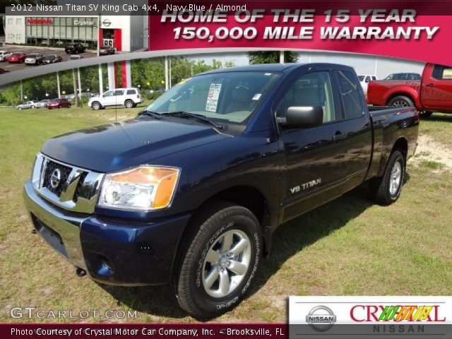 2012 Nissan Titan SV King Cab 4x4 in Navy Blue