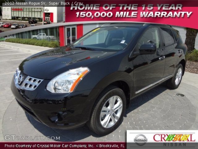 2012 Nissan Rogue SV in Super Black