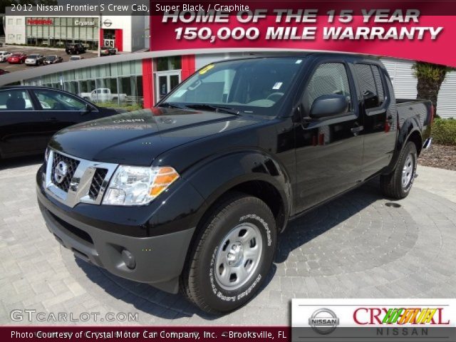 2012 Nissan Frontier S Crew Cab in Super Black