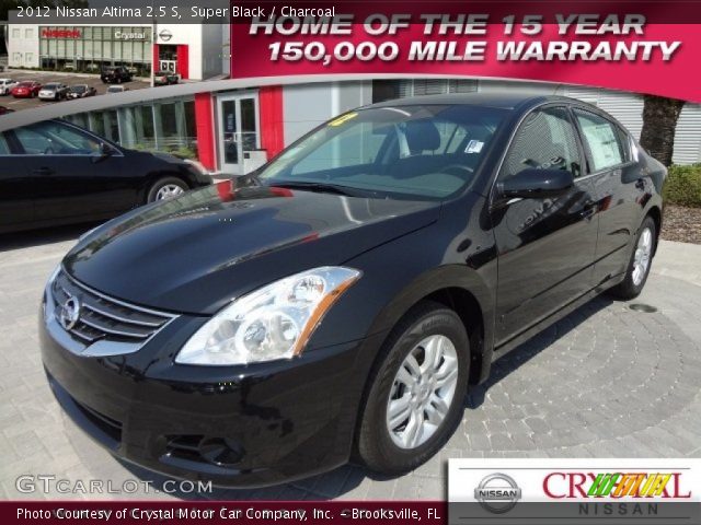 2012 Nissan Altima 2.5 S in Super Black