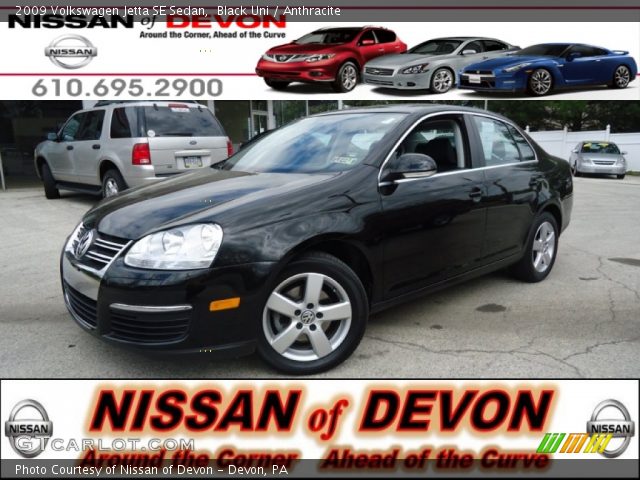 2009 Volkswagen Jetta SE Sedan in Black Uni
