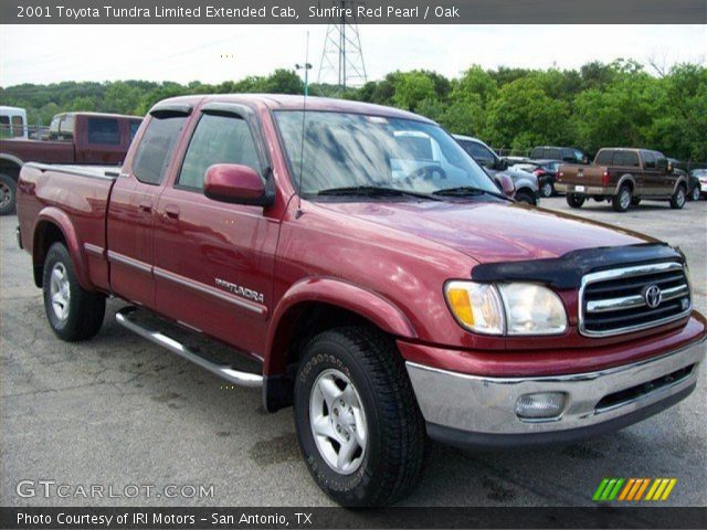 2001 Toyota Tundra Limited Extended Cab in Sunfire Red Pearl