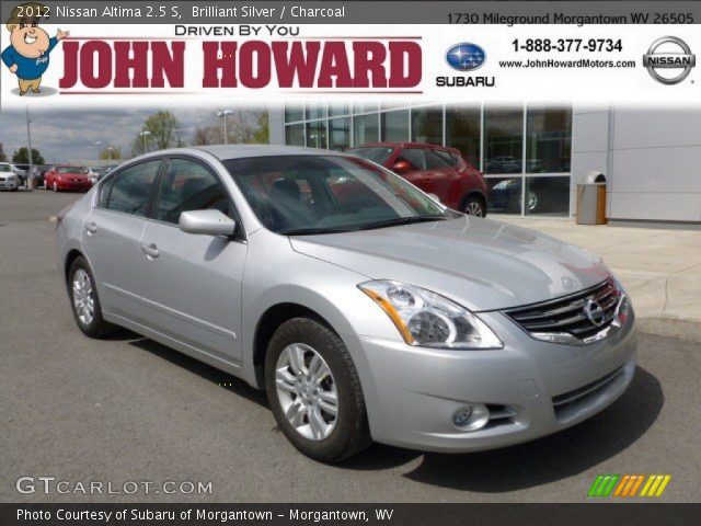 2012 Nissan Altima 2.5 S in Brilliant Silver