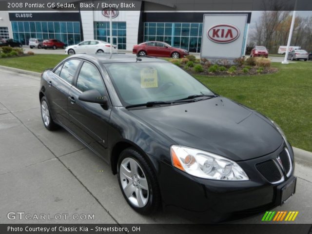 2008 Pontiac G6 Sedan in Black