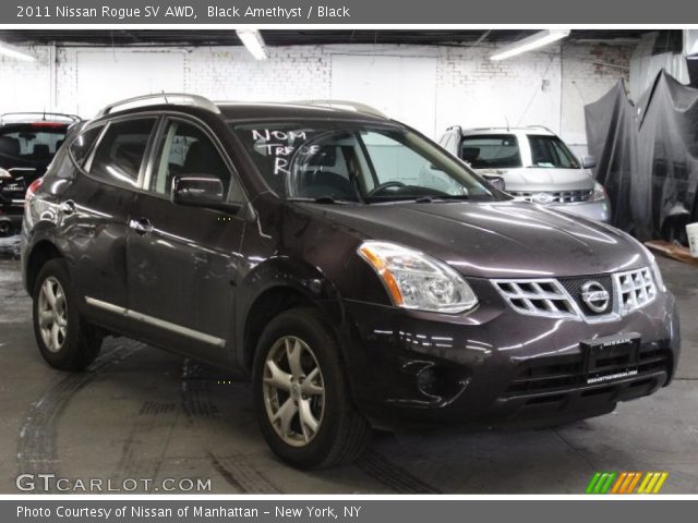 2011 Nissan Rogue SV AWD in Black Amethyst
