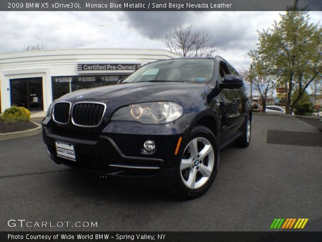 2009 BMW X5 xDrive30i in Monaco Blue Metallic