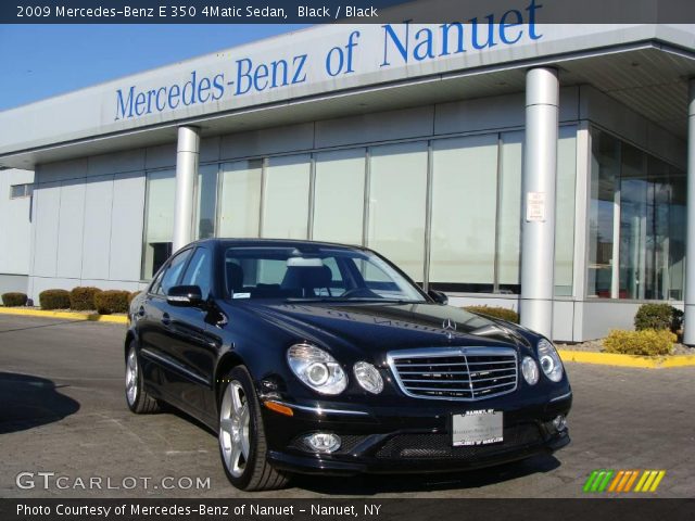 2009 Mercedes-Benz E 350 4Matic Sedan in Black