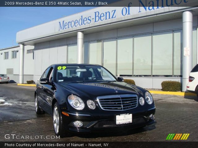 2009 Mercedes-Benz E 350 4Matic Sedan in Black
