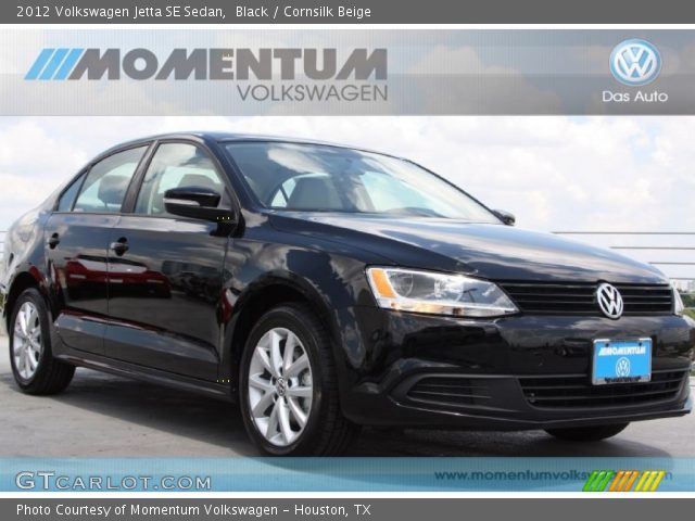 2012 Volkswagen Jetta SE Sedan in Black