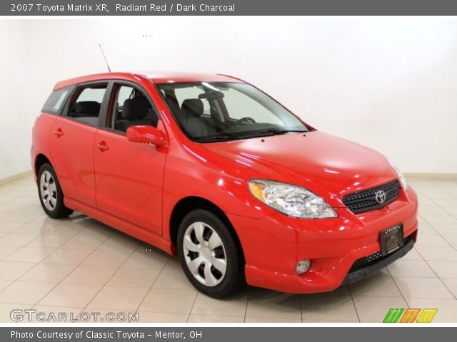 2007 Toyota Matrix XR in Radiant Red