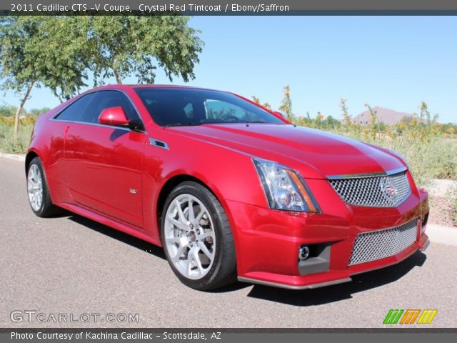 2011 Cadillac CTS -V Coupe in Crystal Red Tintcoat