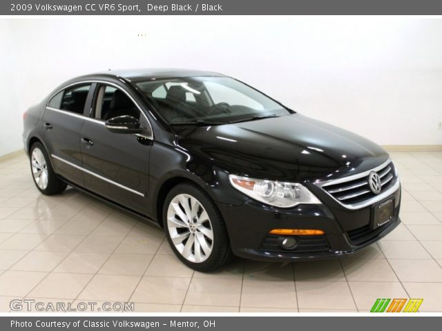 2009 Volkswagen CC VR6 Sport in Deep Black