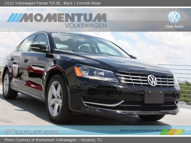 2012 Volkswagen Passat TDI SE in Black