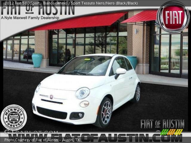 2012 Fiat 500 Sport in Bianco (White)