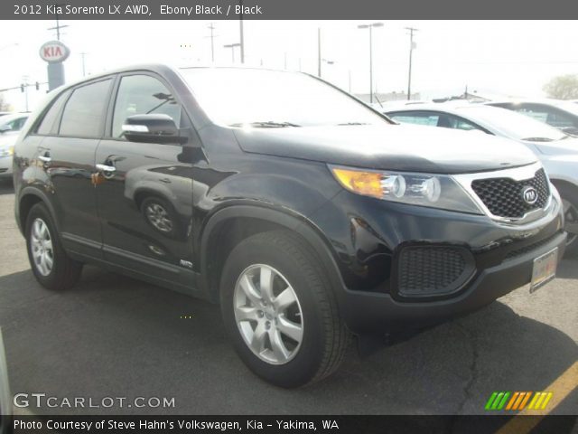 2012 Kia Sorento LX AWD in Ebony Black
