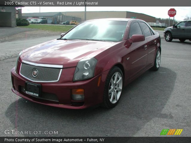 2005 Cadillac CTS -V Series in Red Line