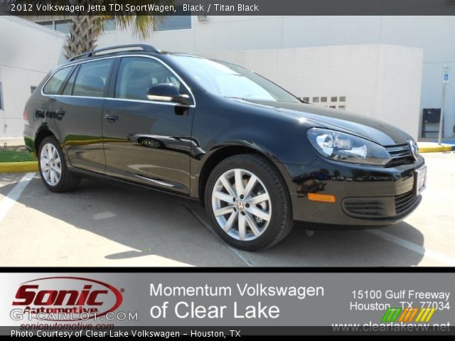 2012 Volkswagen Jetta TDI SportWagen in Black