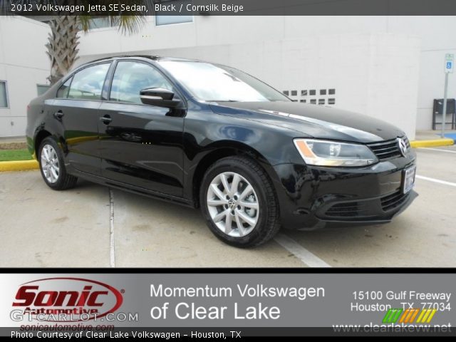 2012 Volkswagen Jetta SE Sedan in Black