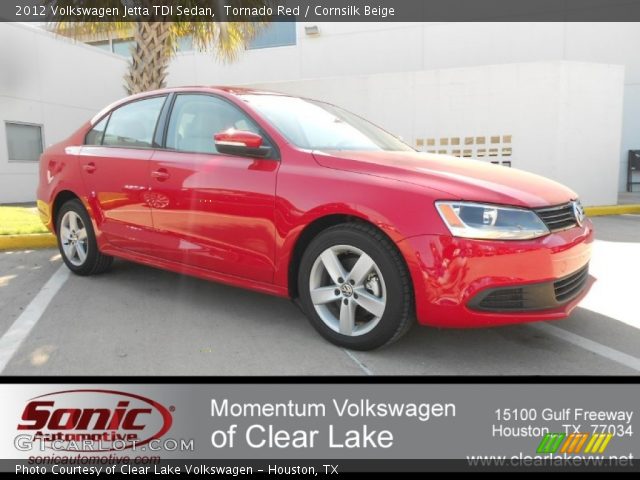 2012 Volkswagen Jetta TDI Sedan in Tornado Red