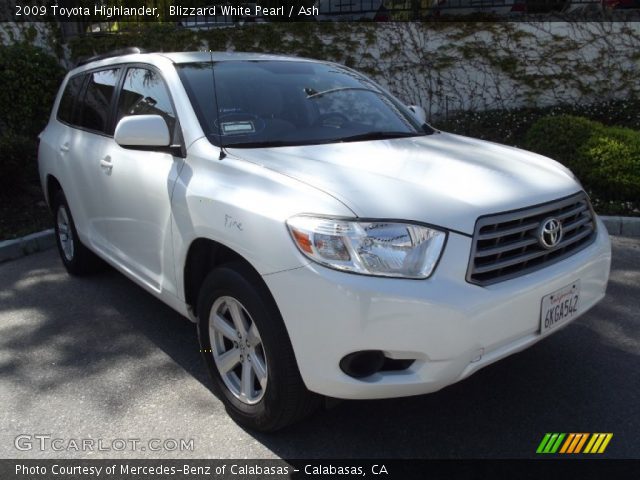 2009 Toyota Highlander  in Blizzard White Pearl