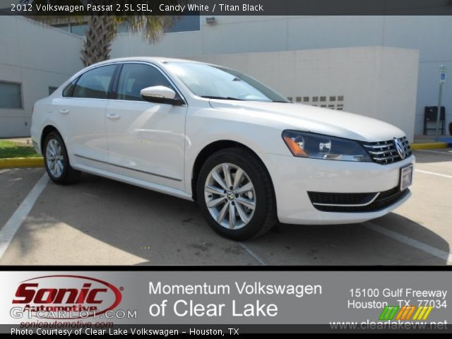 2012 Volkswagen Passat 2.5L SEL in Candy White