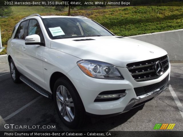 2012 Mercedes-Benz ML 350 BlueTEC 4Matic in Arctic White