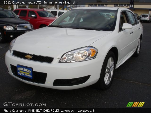 2012 Chevrolet Impala LTZ in Summit White