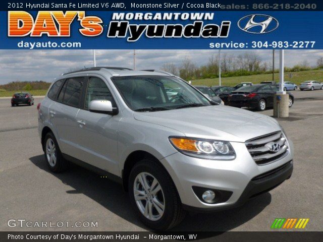 2012 Hyundai Santa Fe Limited V6 AWD in Moonstone Silver