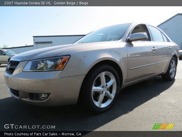 2007 Hyundai Sonata SE V6 in Golden Beige