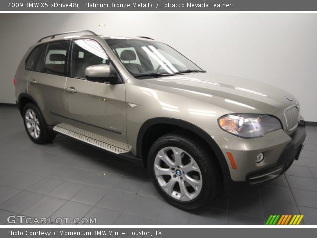 2009 BMW X5 xDrive48i in Platinum Bronze Metallic