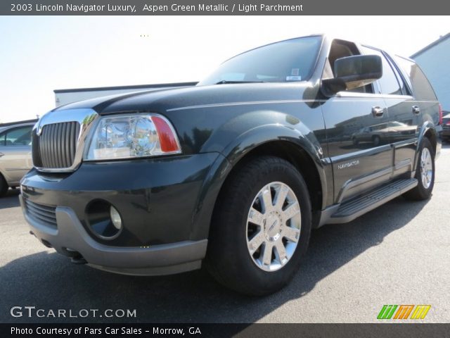 2003 Lincoln Navigator Luxury in Aspen Green Metallic