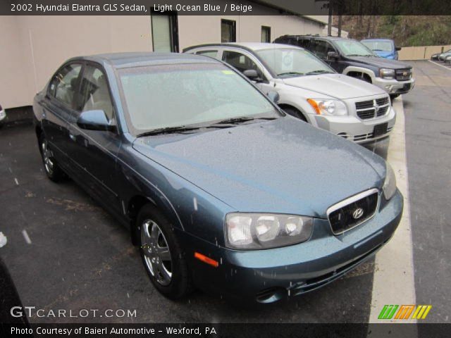 2002 Hyundai Elantra GLS Sedan in Light Ocean Blue
