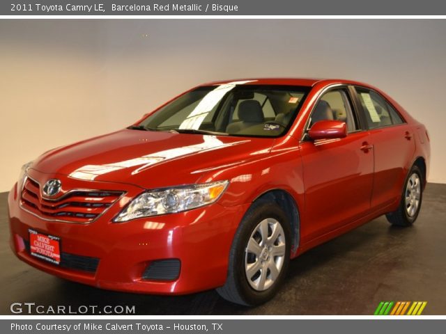 2011 Toyota Camry LE in Barcelona Red Metallic