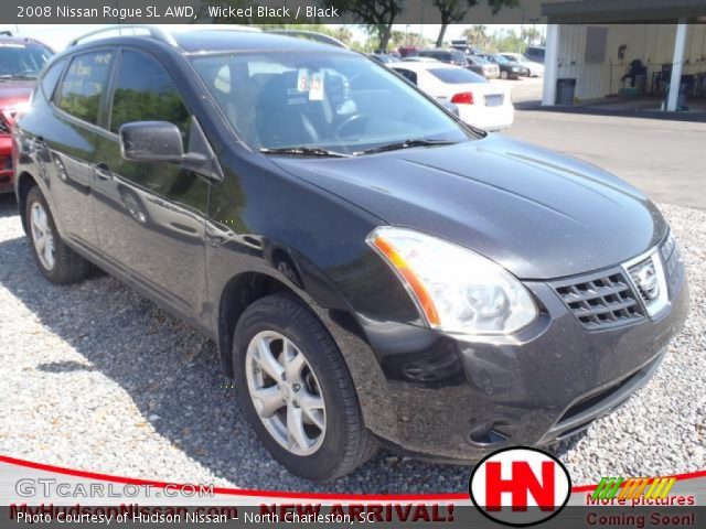 2008 Nissan Rogue SL AWD in Wicked Black