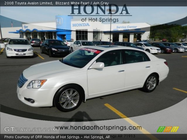 2008 Toyota Avalon Limited in Blizzard White Pearl