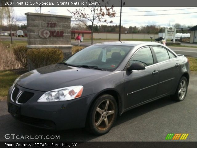 2007 Pontiac G6 V6 Sedan in Granite Metallic