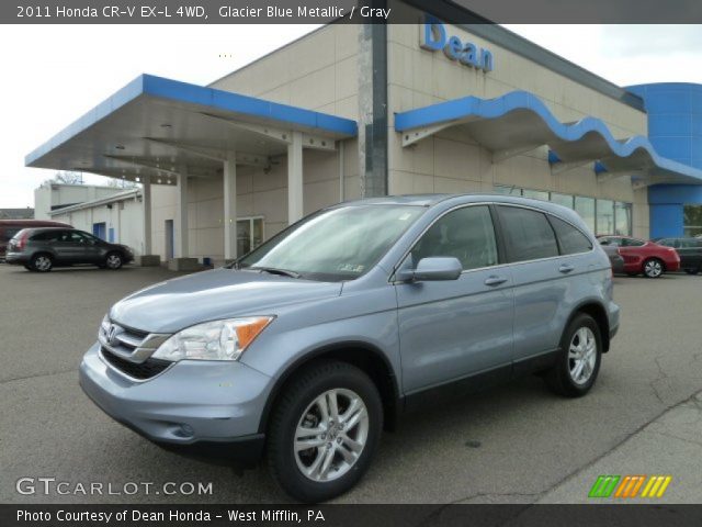 2011 Honda CR-V EX-L 4WD in Glacier Blue Metallic