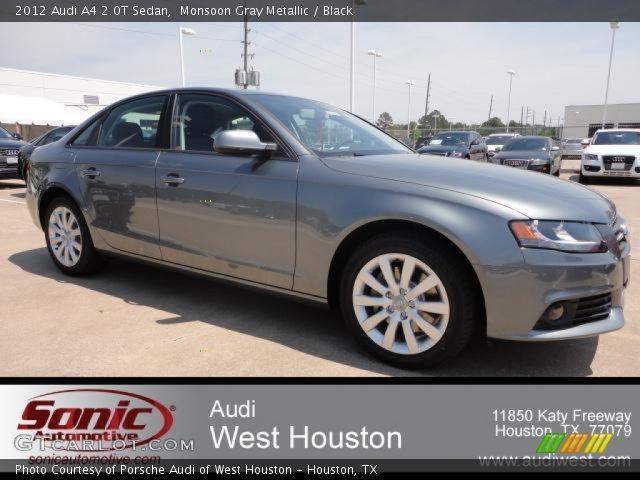 2012 Audi A4 2.0T Sedan in Monsoon Gray Metallic