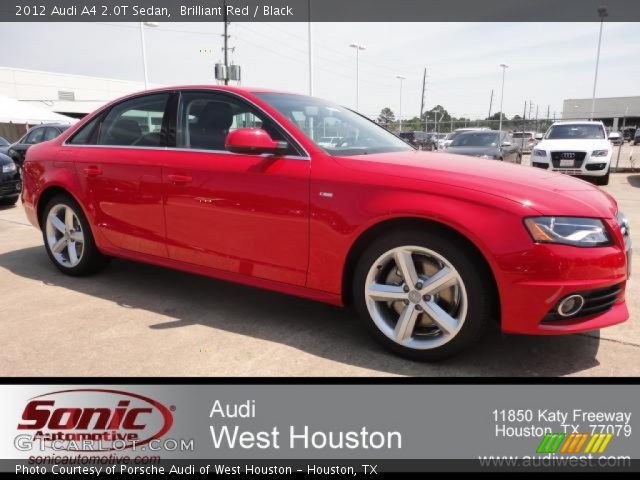 2012 Audi A4 2.0T Sedan in Brilliant Red