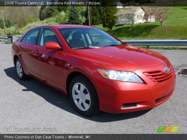 2008 Toyota Camry LE in Barcelona Red Metallic