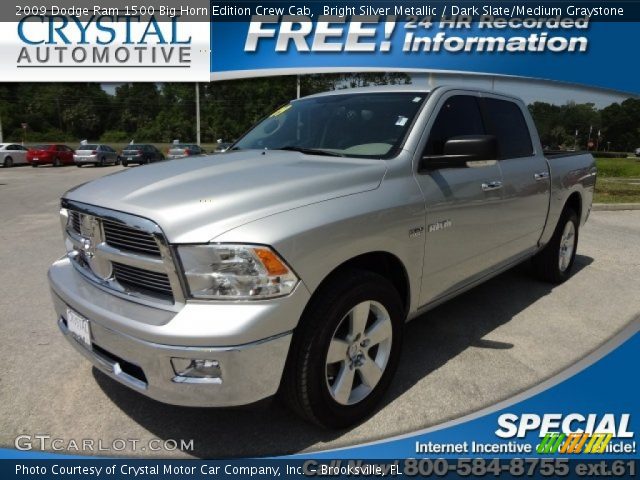 2009 Dodge Ram 1500 Big Horn Edition Crew Cab in Bright Silver Metallic