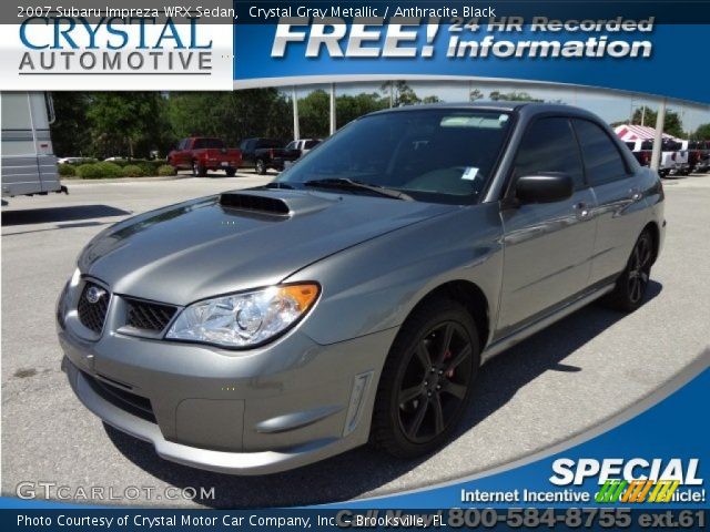 2007 Subaru Impreza WRX Sedan in Crystal Gray Metallic