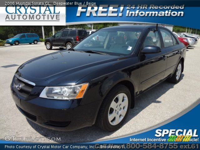 2006 Hyundai Sonata GL in Deepwater Blue