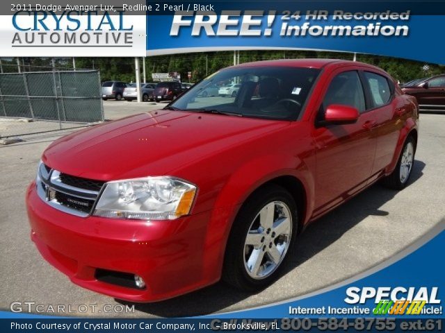 2011 Dodge Avenger Lux in Redline 2 Pearl